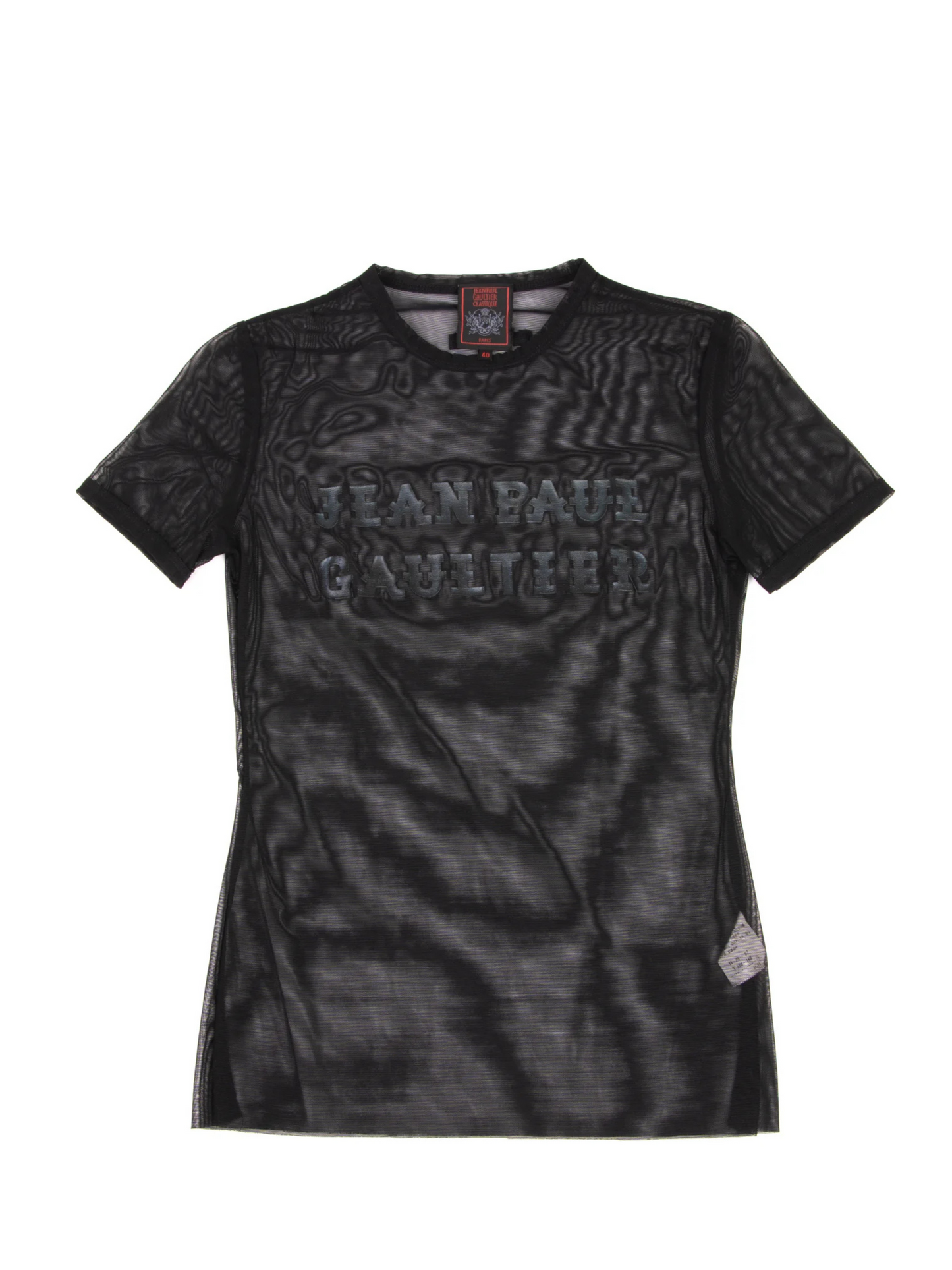 Jean Paul Gaultier Classique Logo Mesh Top