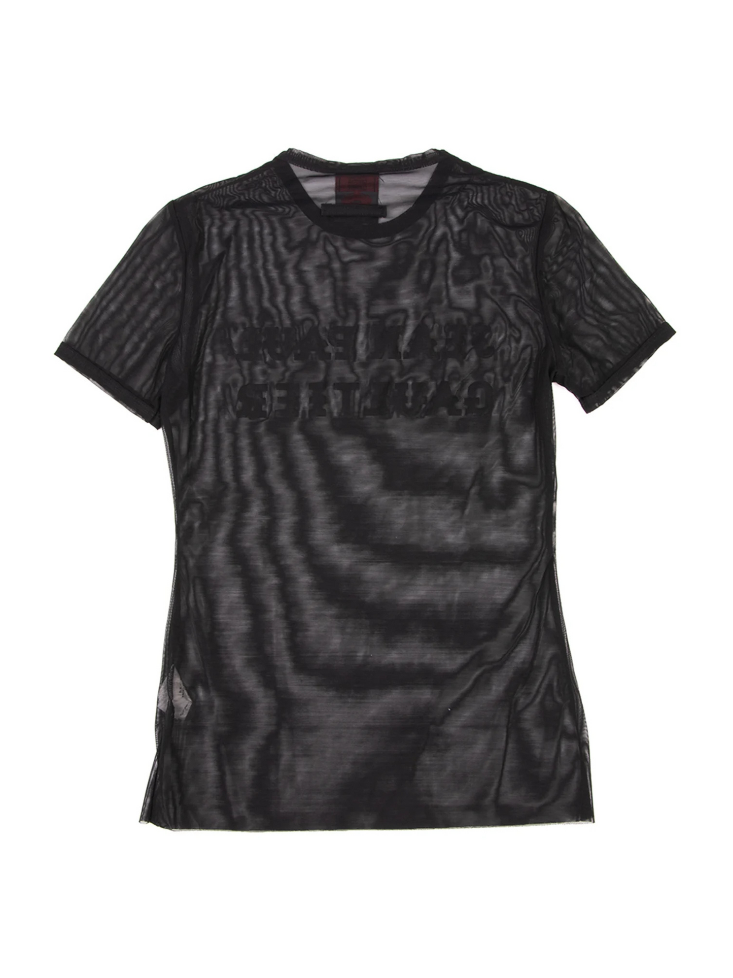 Jean Paul Gaultier Classique Logo Mesh Top