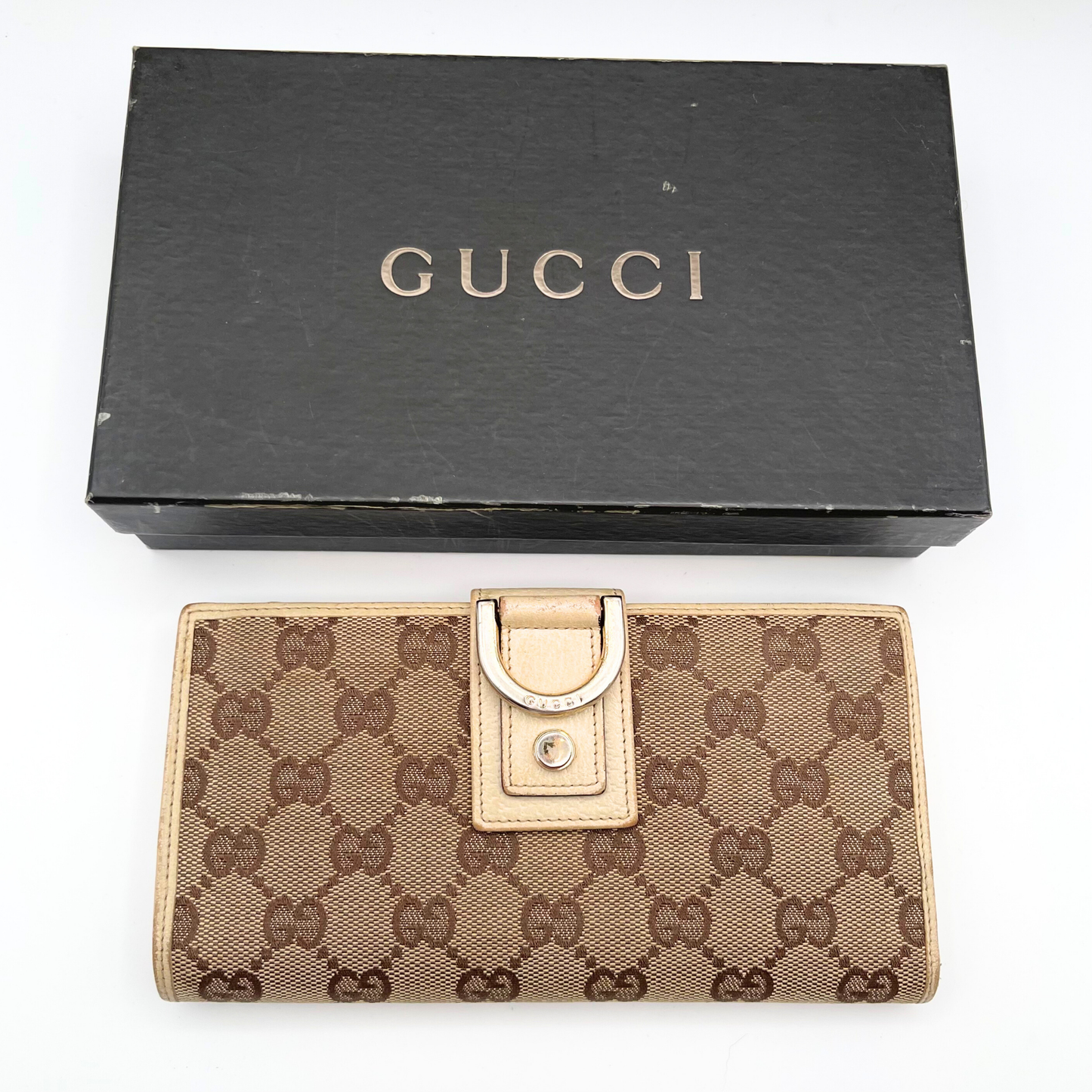 Gucci Canvas Abbey Wallet