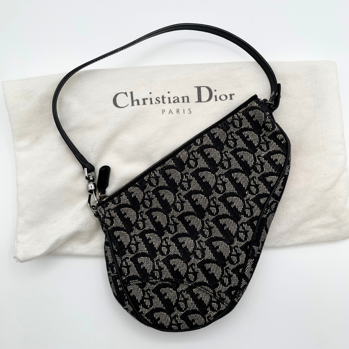 Dior Monogram Trotter Saddle Bag