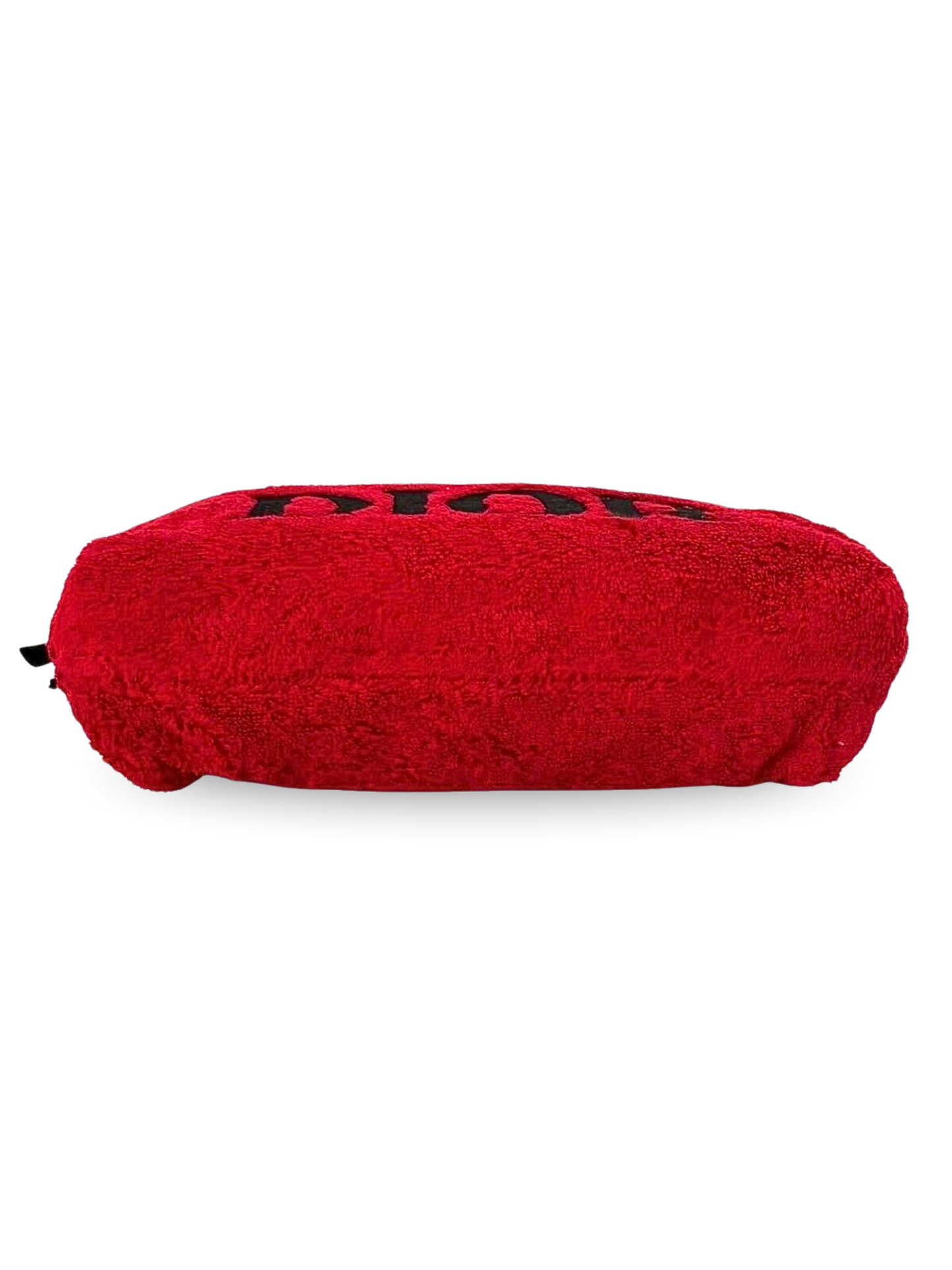 Dior Red Terry Cloth Bag