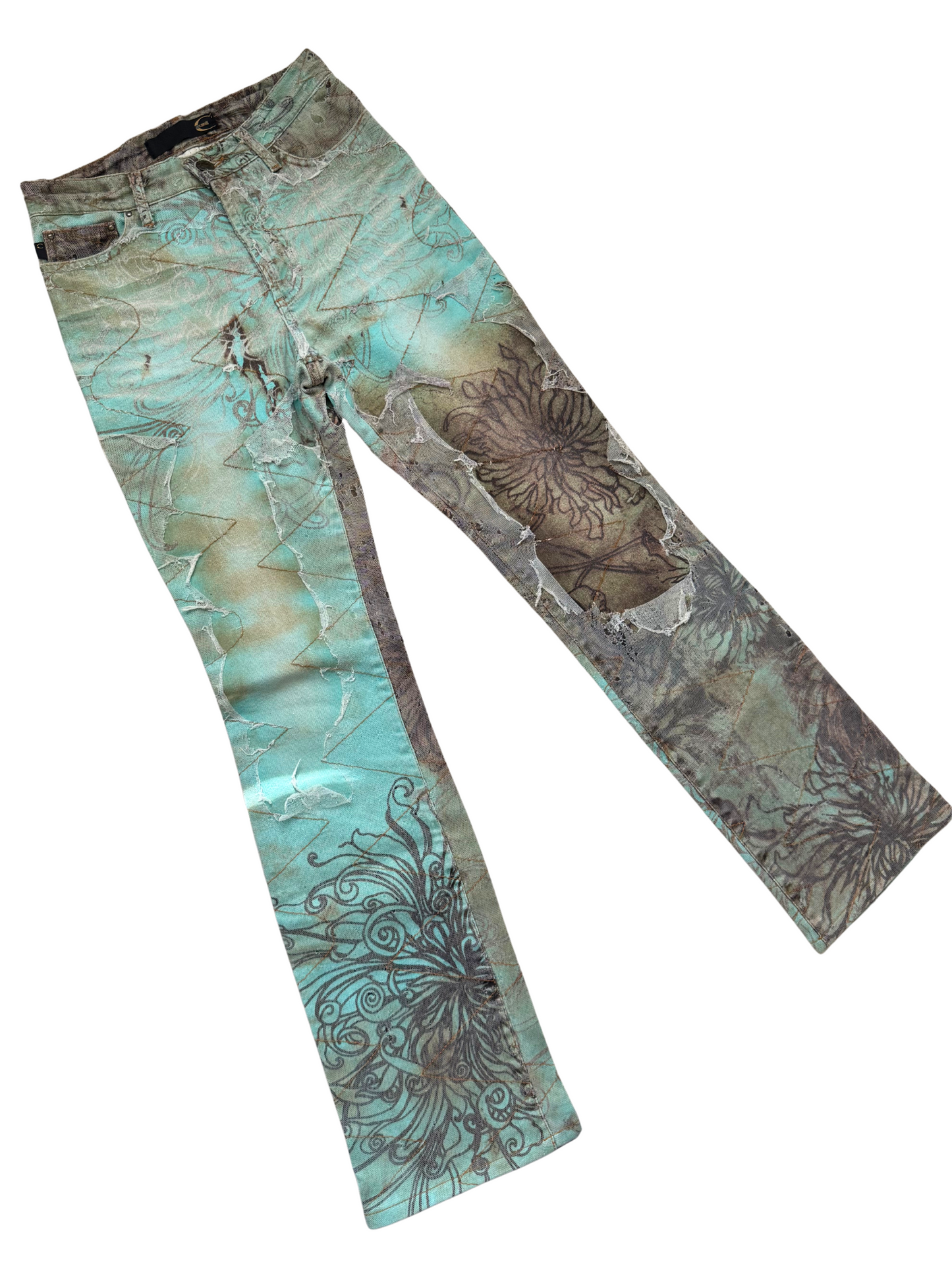 Just Cavalli Distressed Pants
