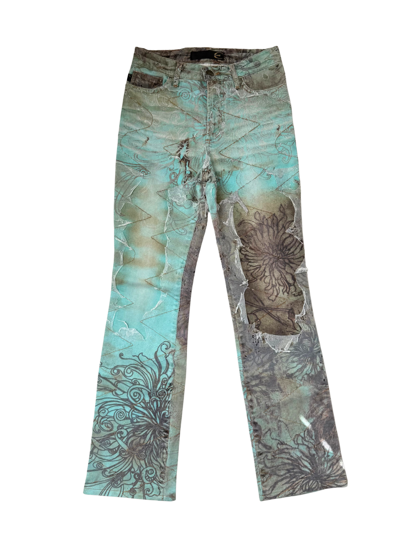 Just Cavalli Distressed Pants