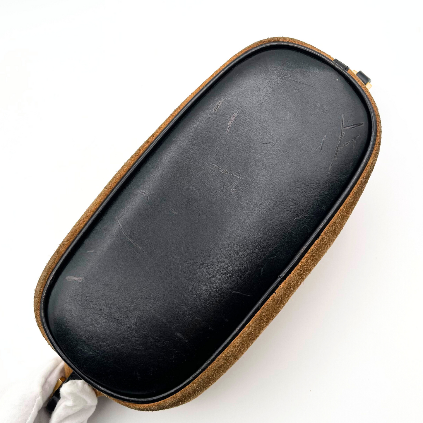 Gucci Suede Boat Pochette Bag