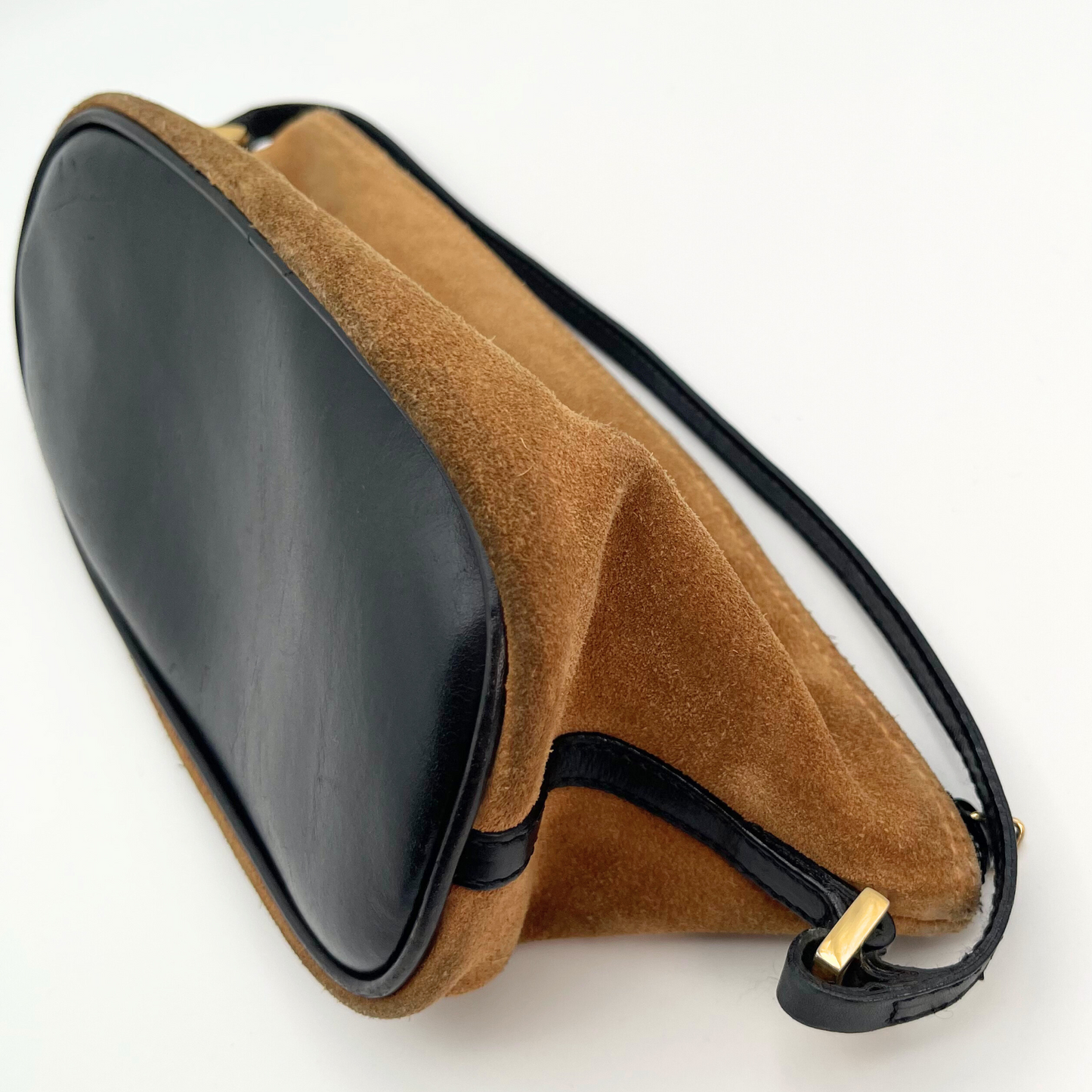 Gucci Suede Boat Pochette Bag