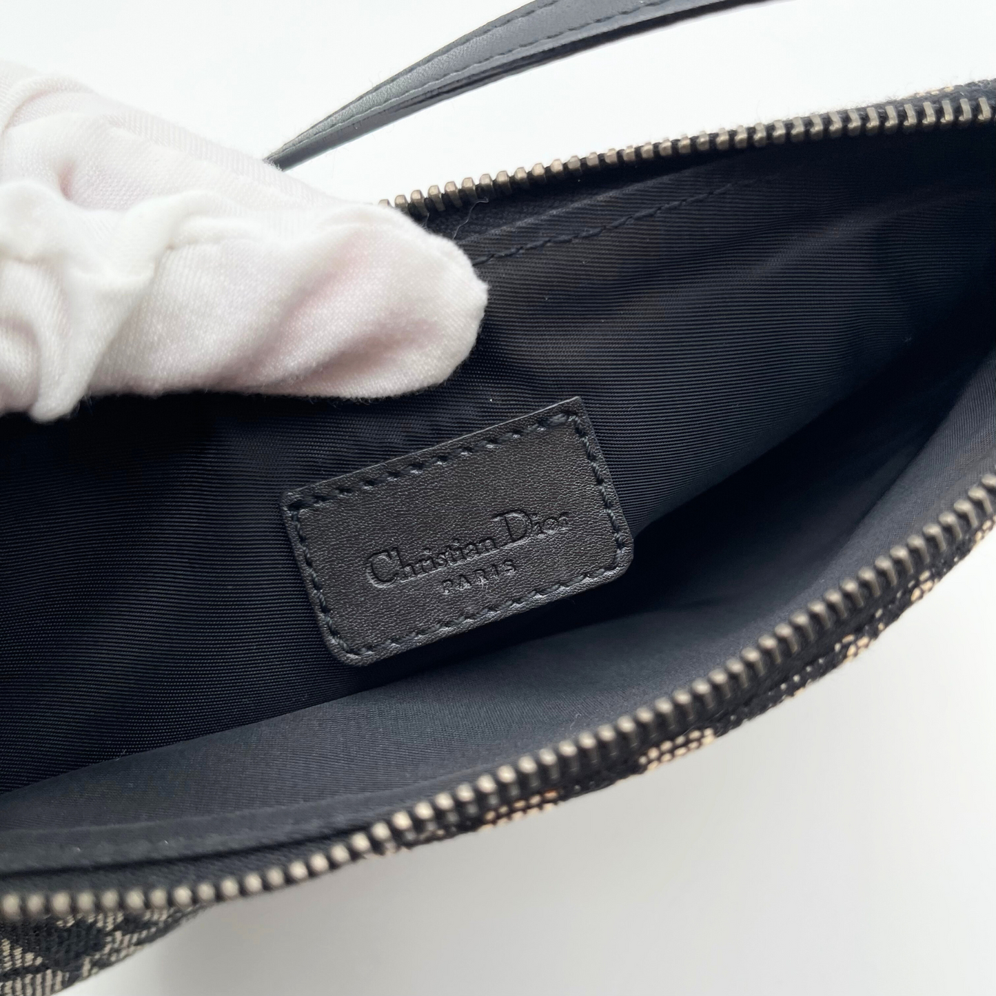 Dior Monogram Trotter Saddle Bag