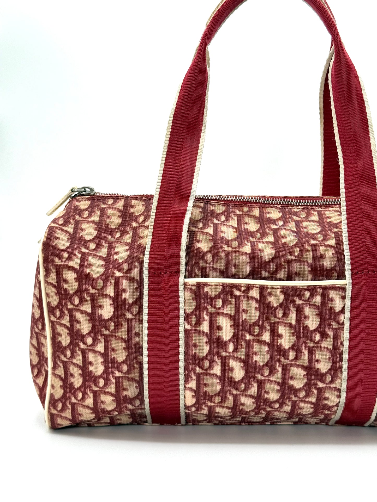 Dior Diorissimo Red Top Handle Bag