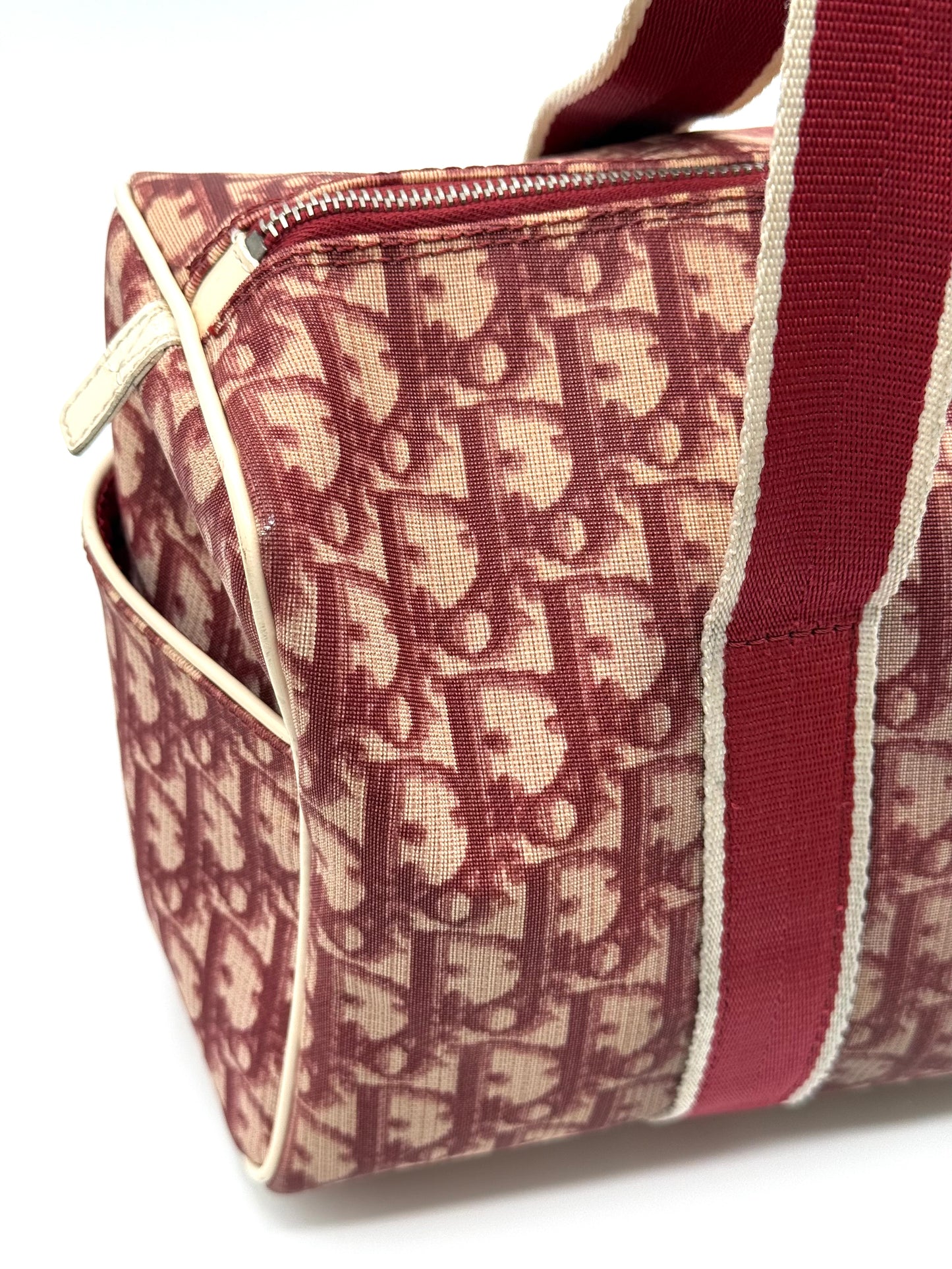 Dior Diorissimo Red Top Handle Bag