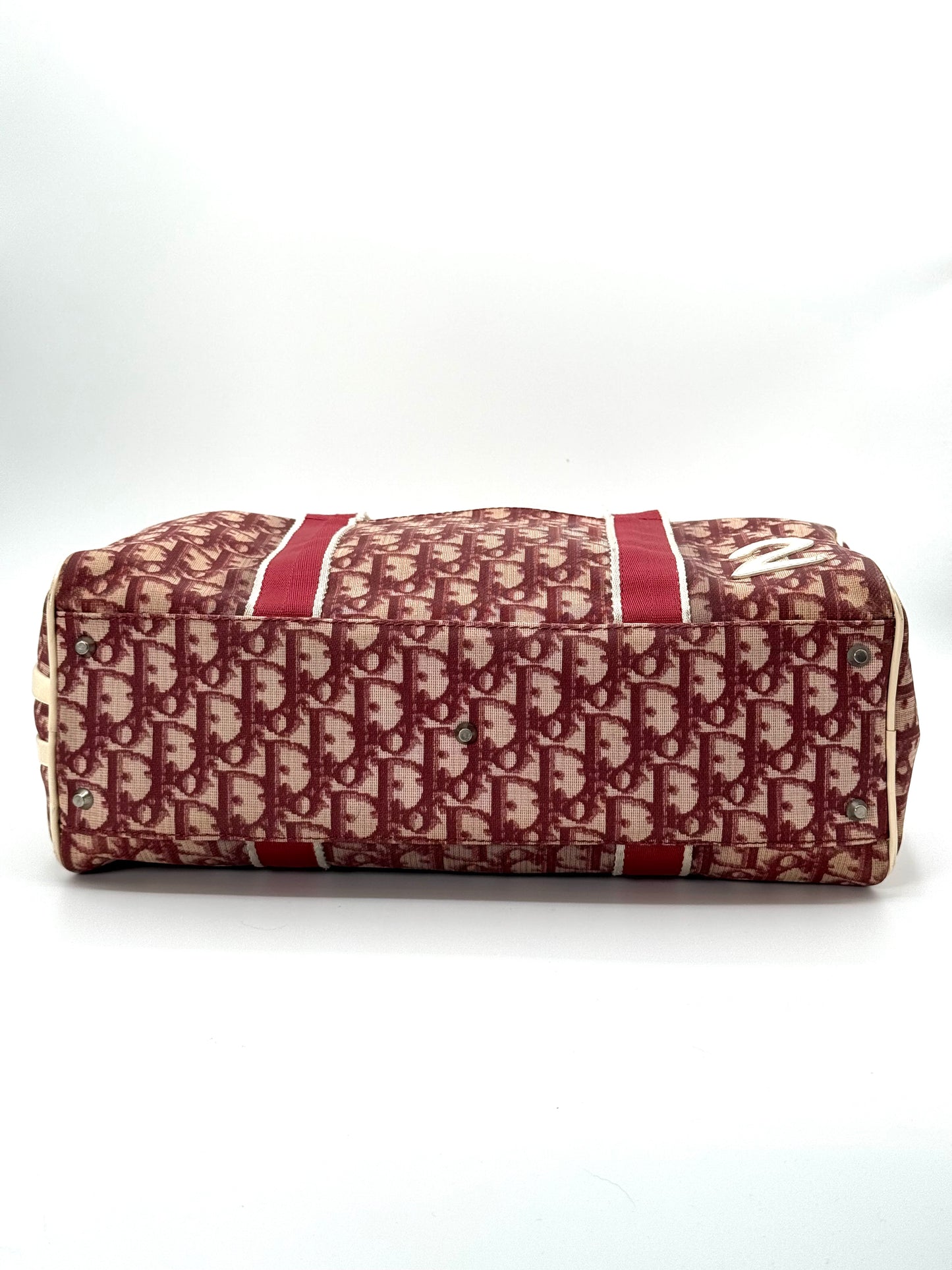Dior Diorissimo Red Top Handle Bag