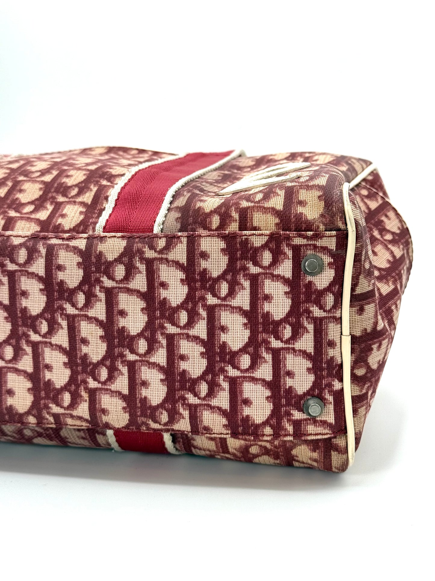 Dior Diorissimo Red Top Handle Bag