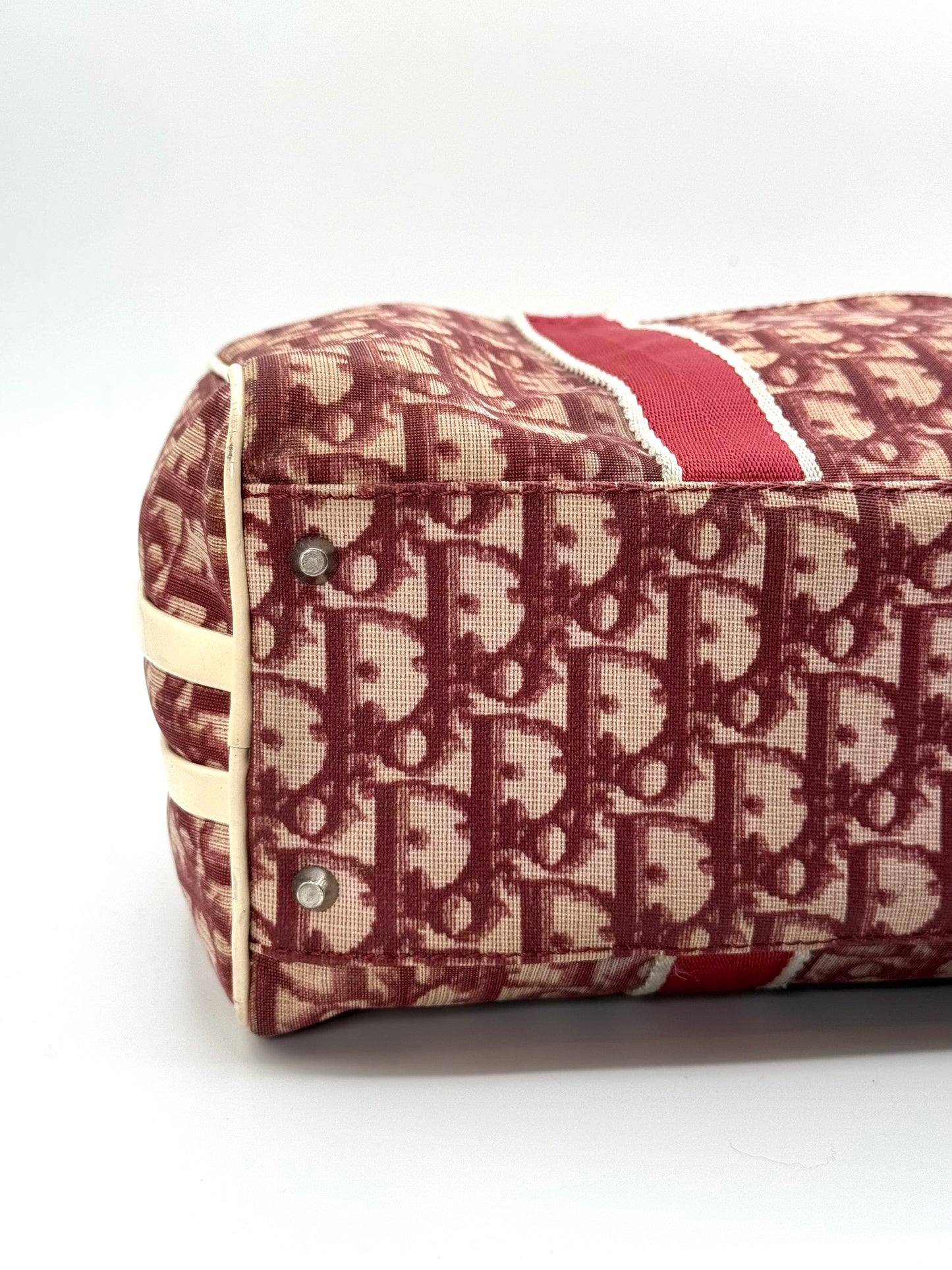 Dior Diorissimo Red Top Handle Bag