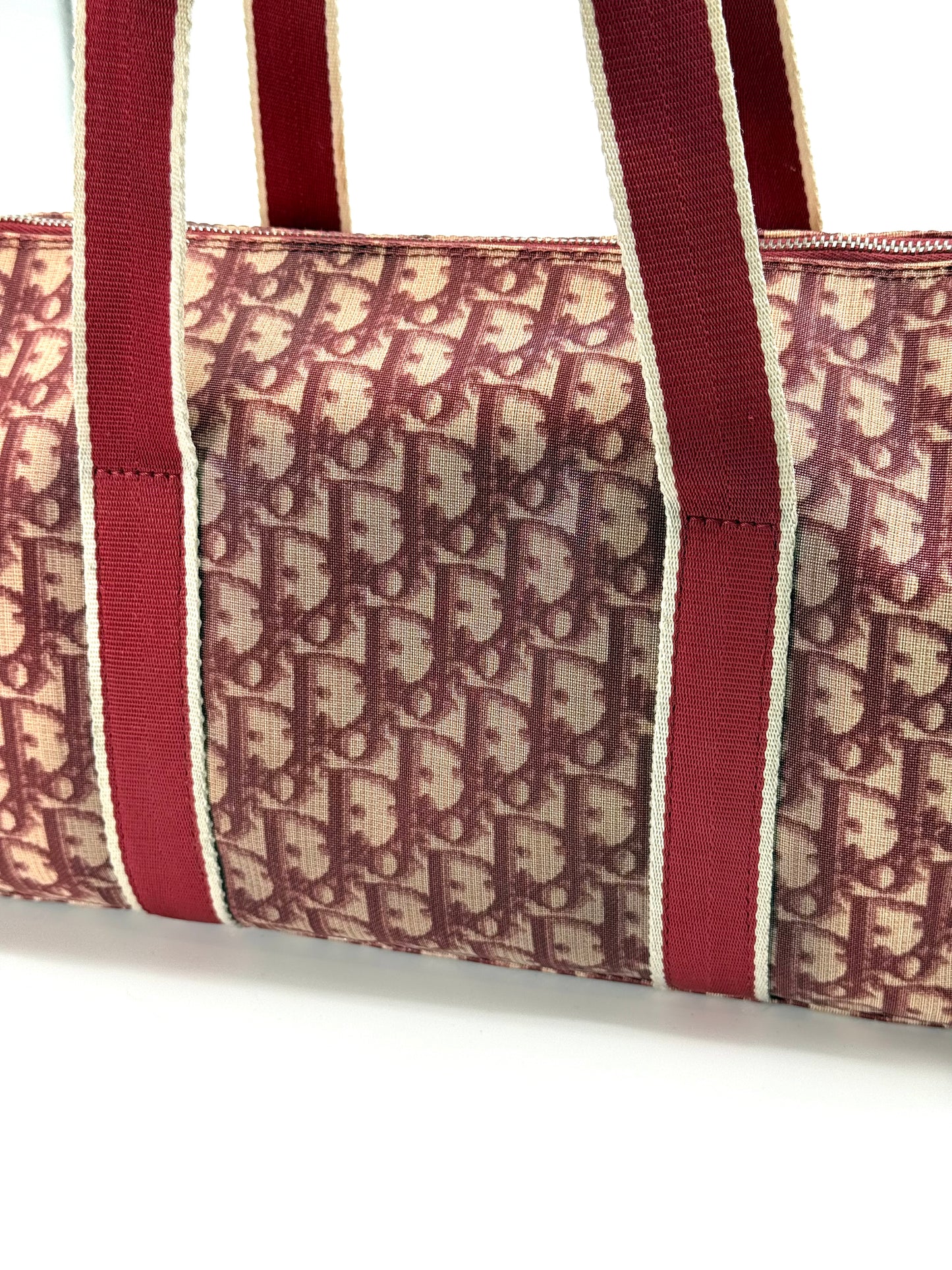 Dior Diorissimo Red Top Handle Bag