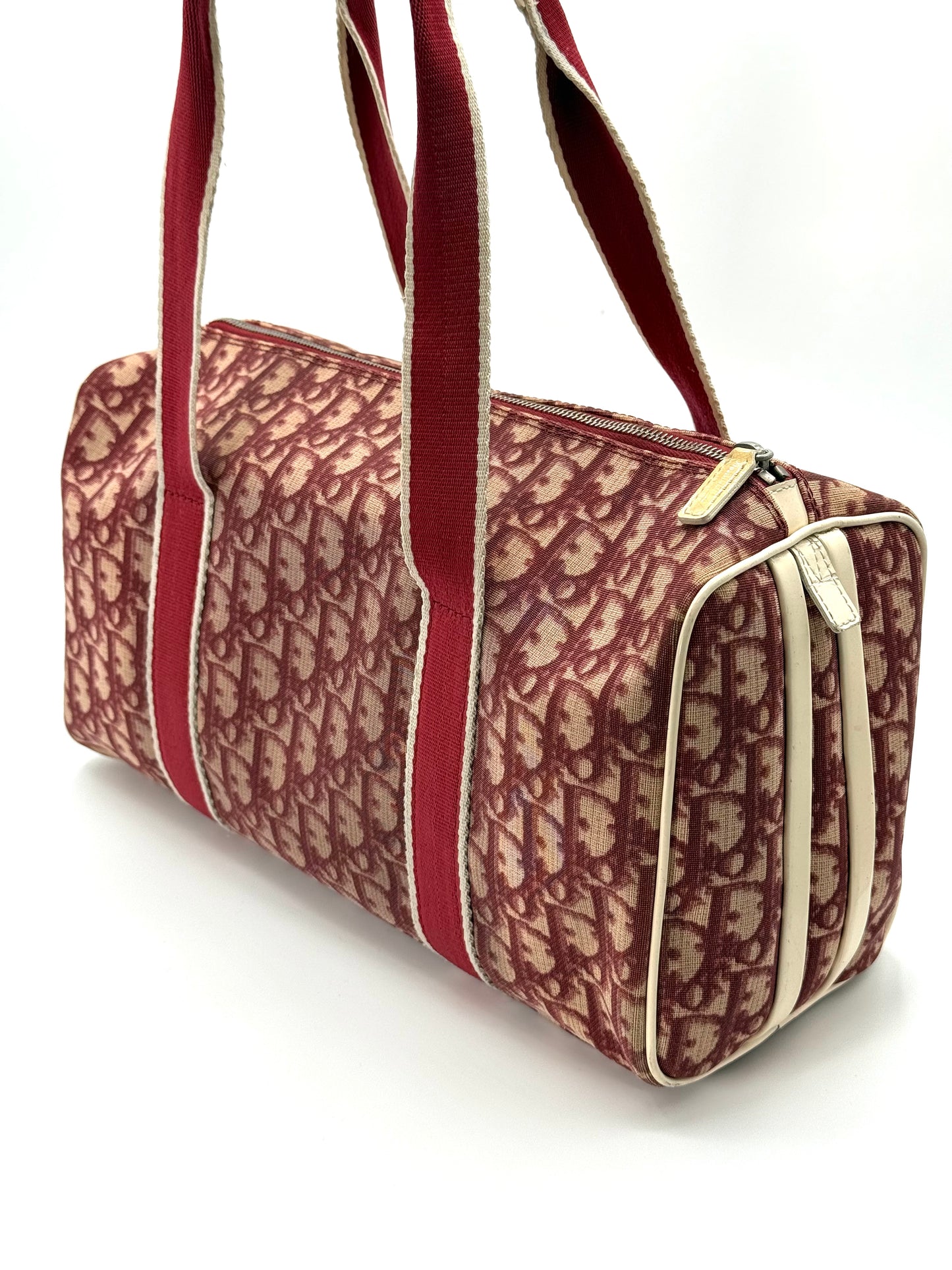 Dior Diorissimo Red Top Handle Bag