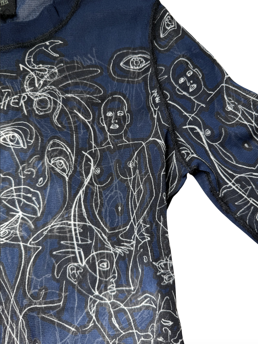 Jean Paul Gaultier Scribble Top
