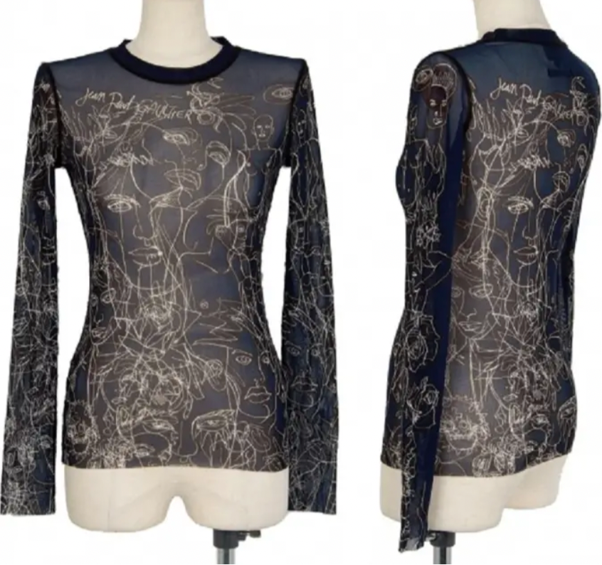 Jean Paul Gaultier Scribble Top