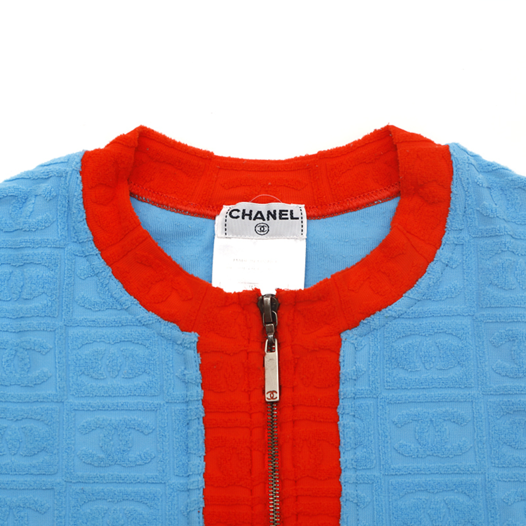 Chanel CC Terry Cloth Jacket