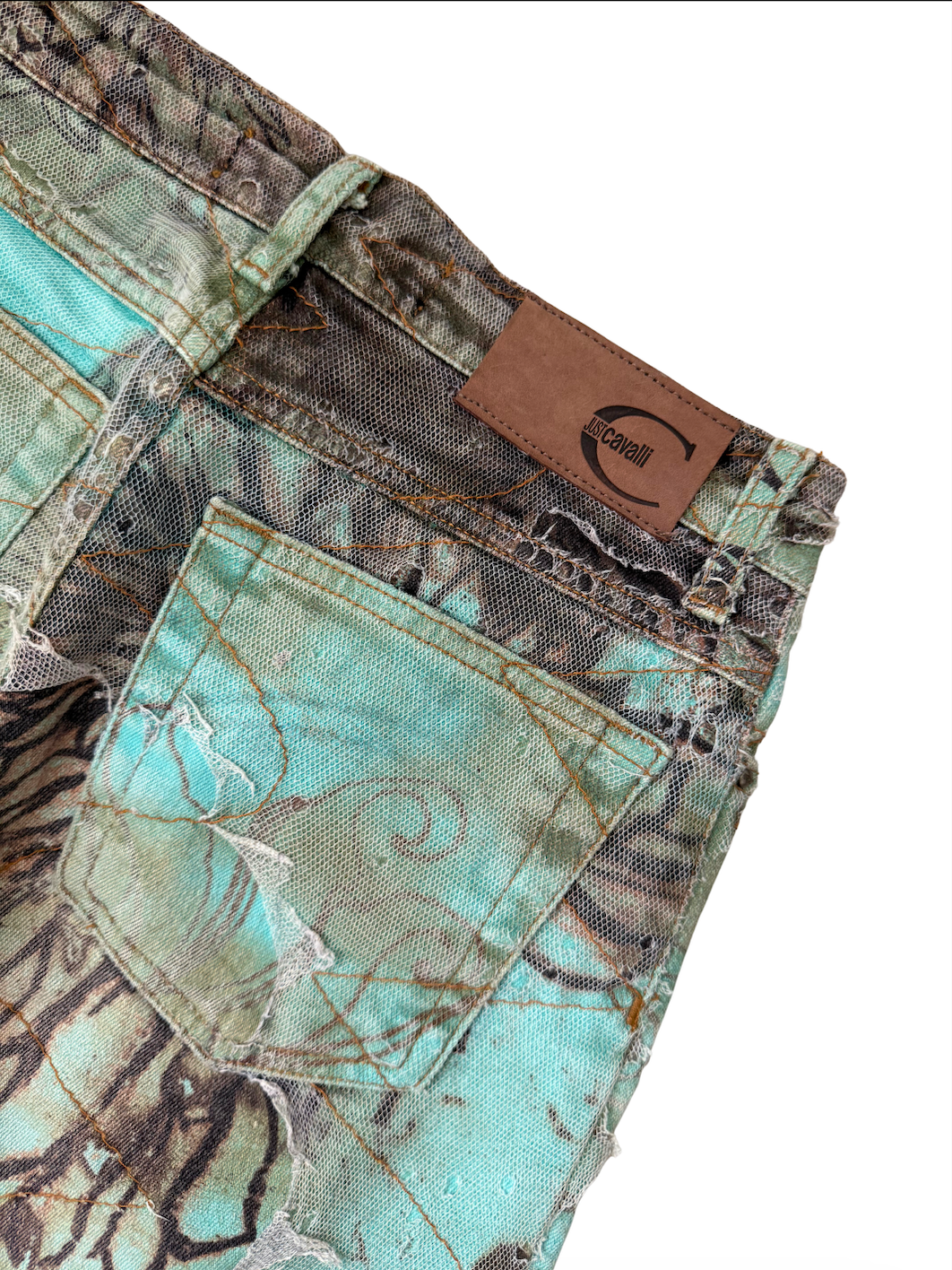 Just Cavalli Distressed Pants