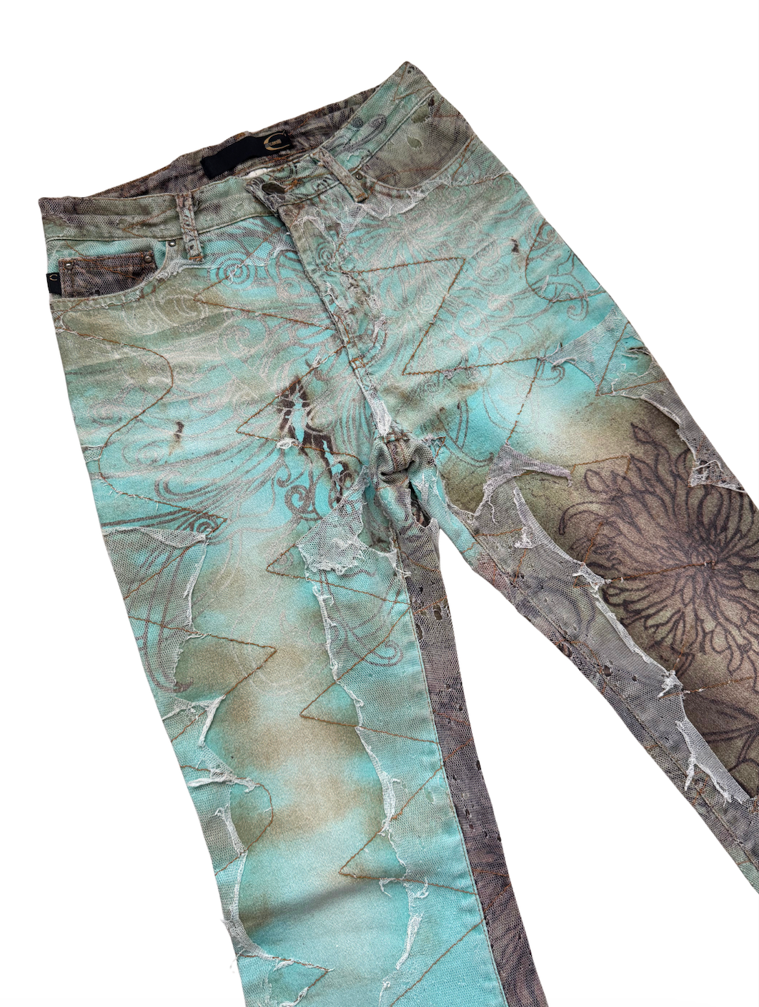 Just Cavalli Distressed Pants