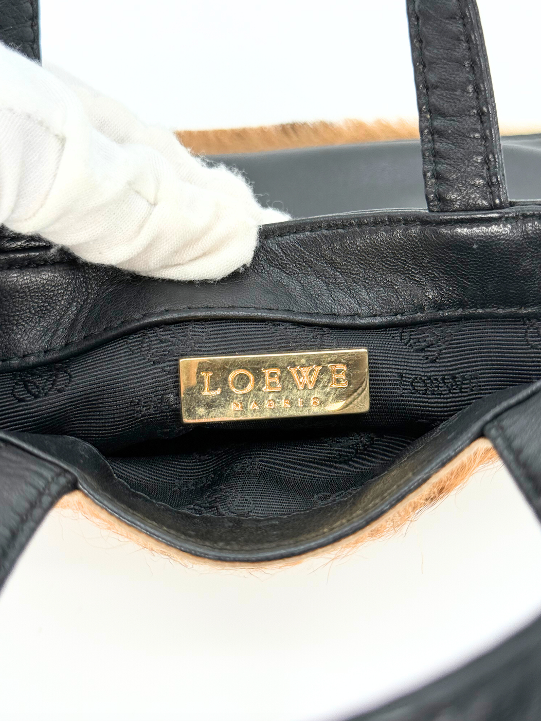 Loewe Mini Pony Hair Bag