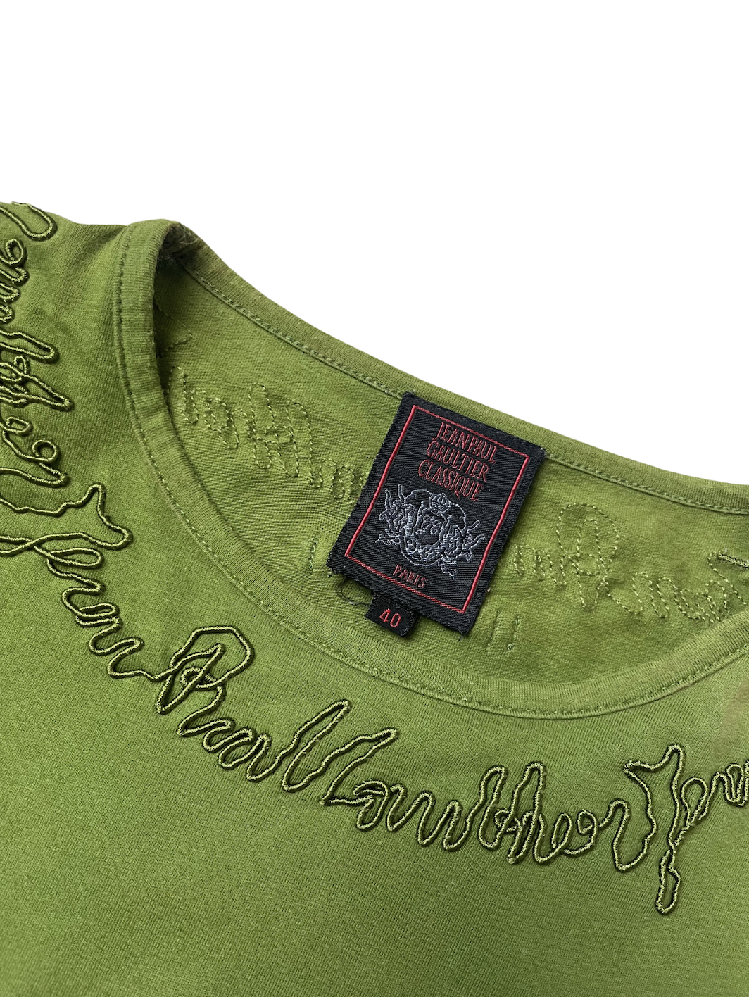 Jean Paul Gaultier Cursive Top