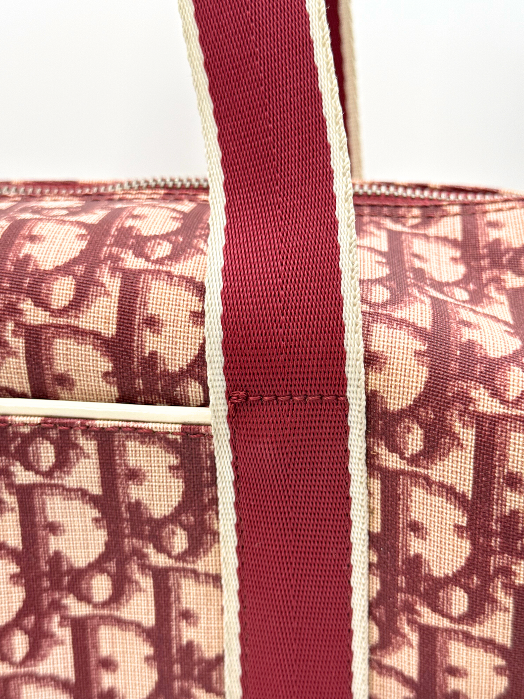 Dior Red Trotter Boston Bag