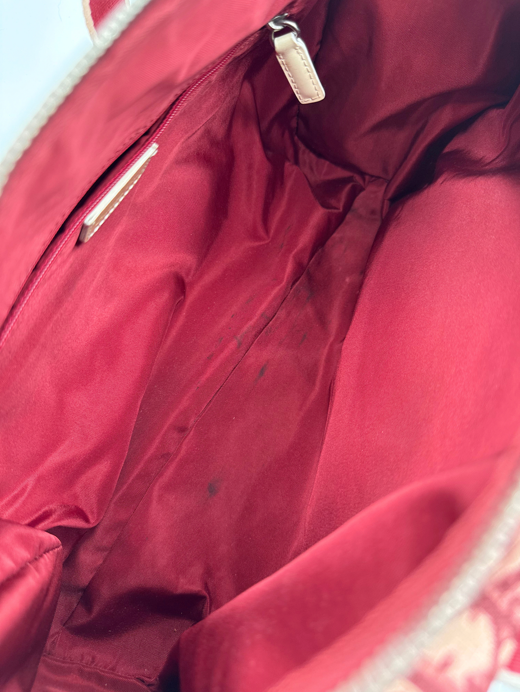 Dior Red Trotter Boston Bag