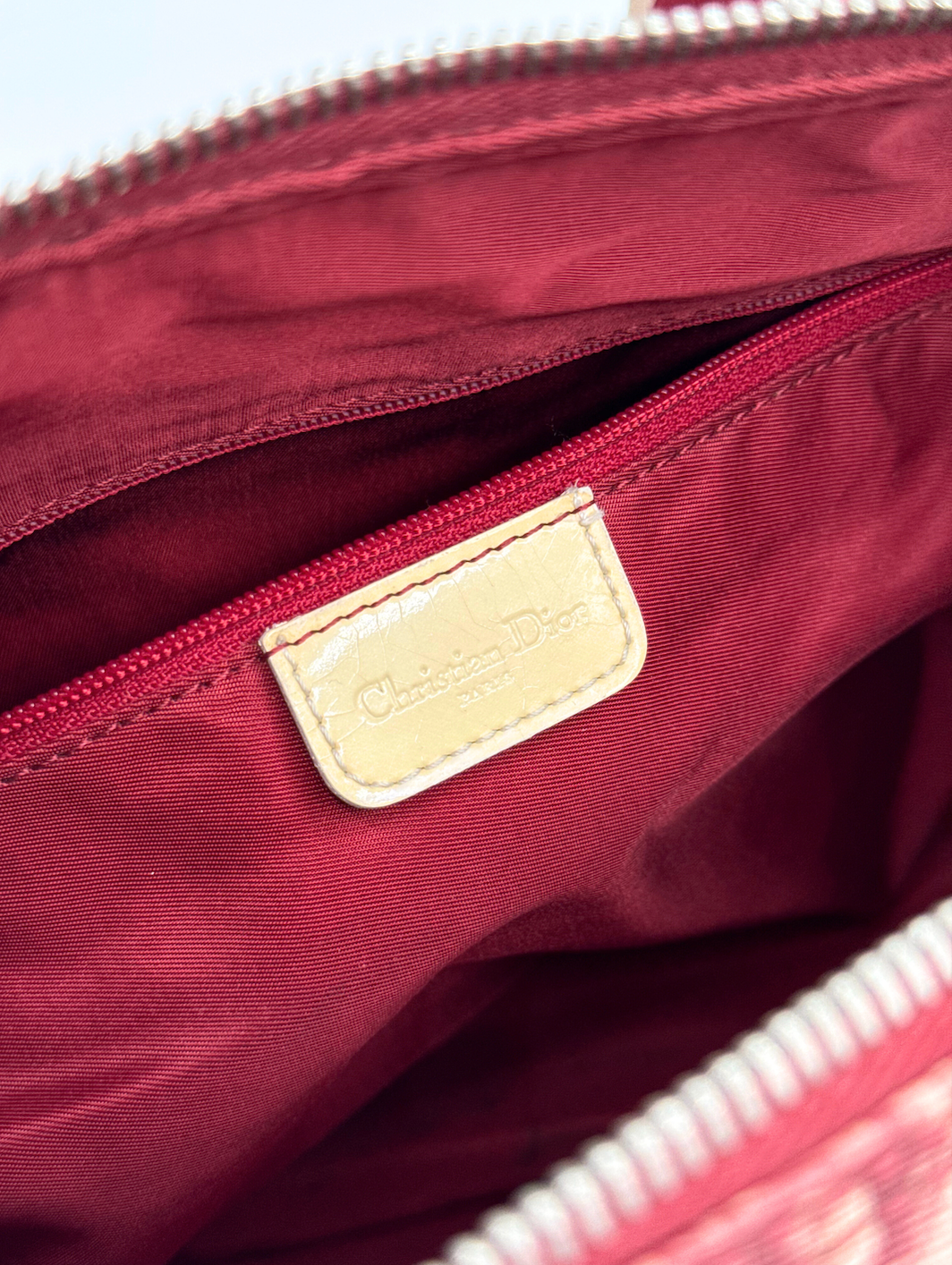 Dior Red Trotter Boston Bag