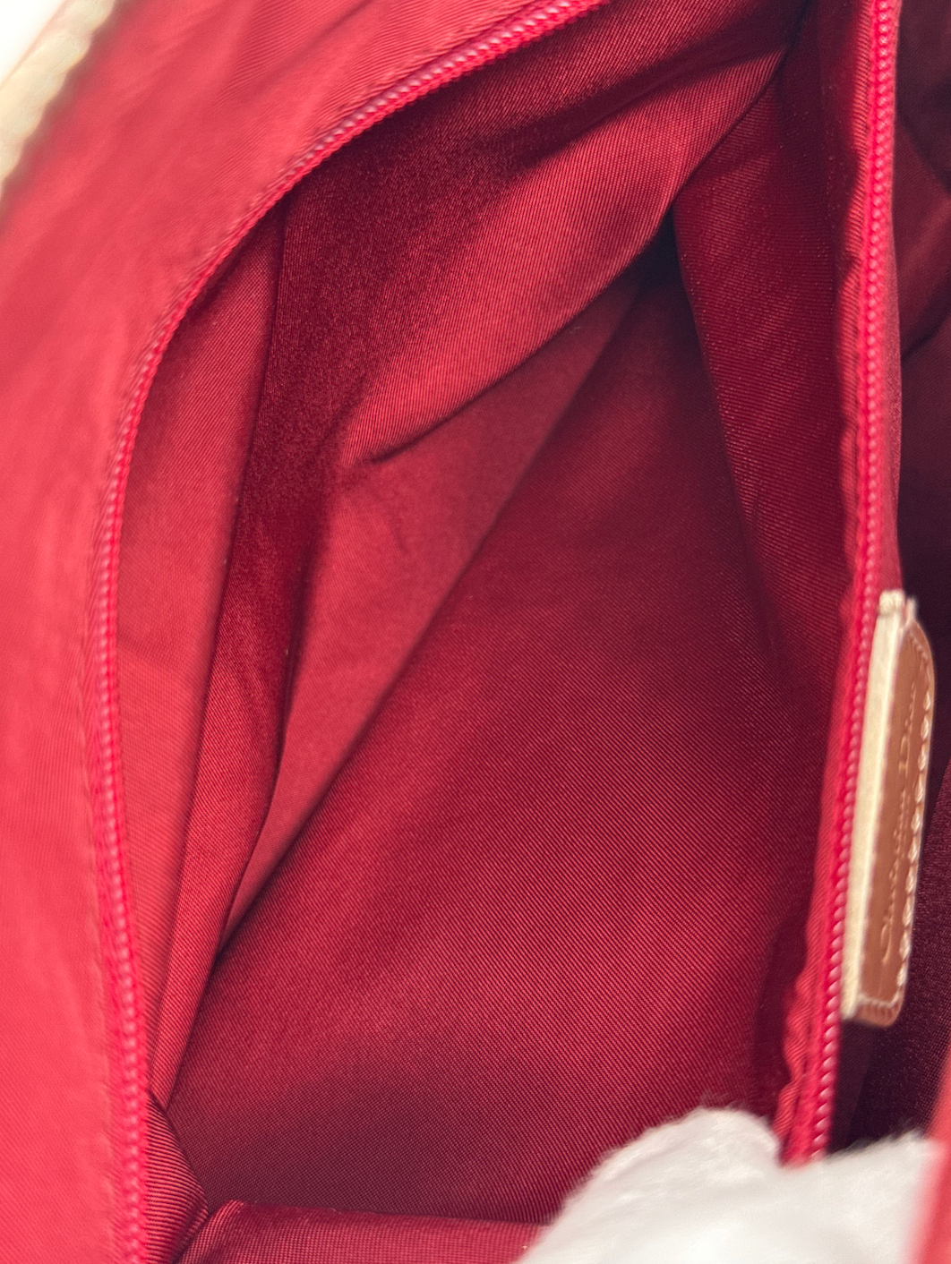 Dior Red Trotter Boston Bag