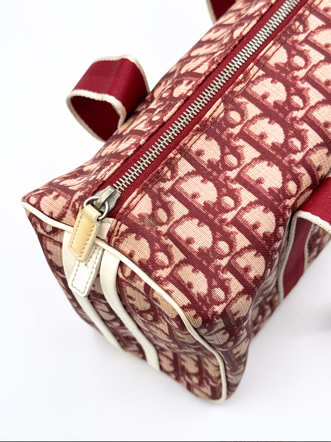 Dior Red Trotter Boston Bag