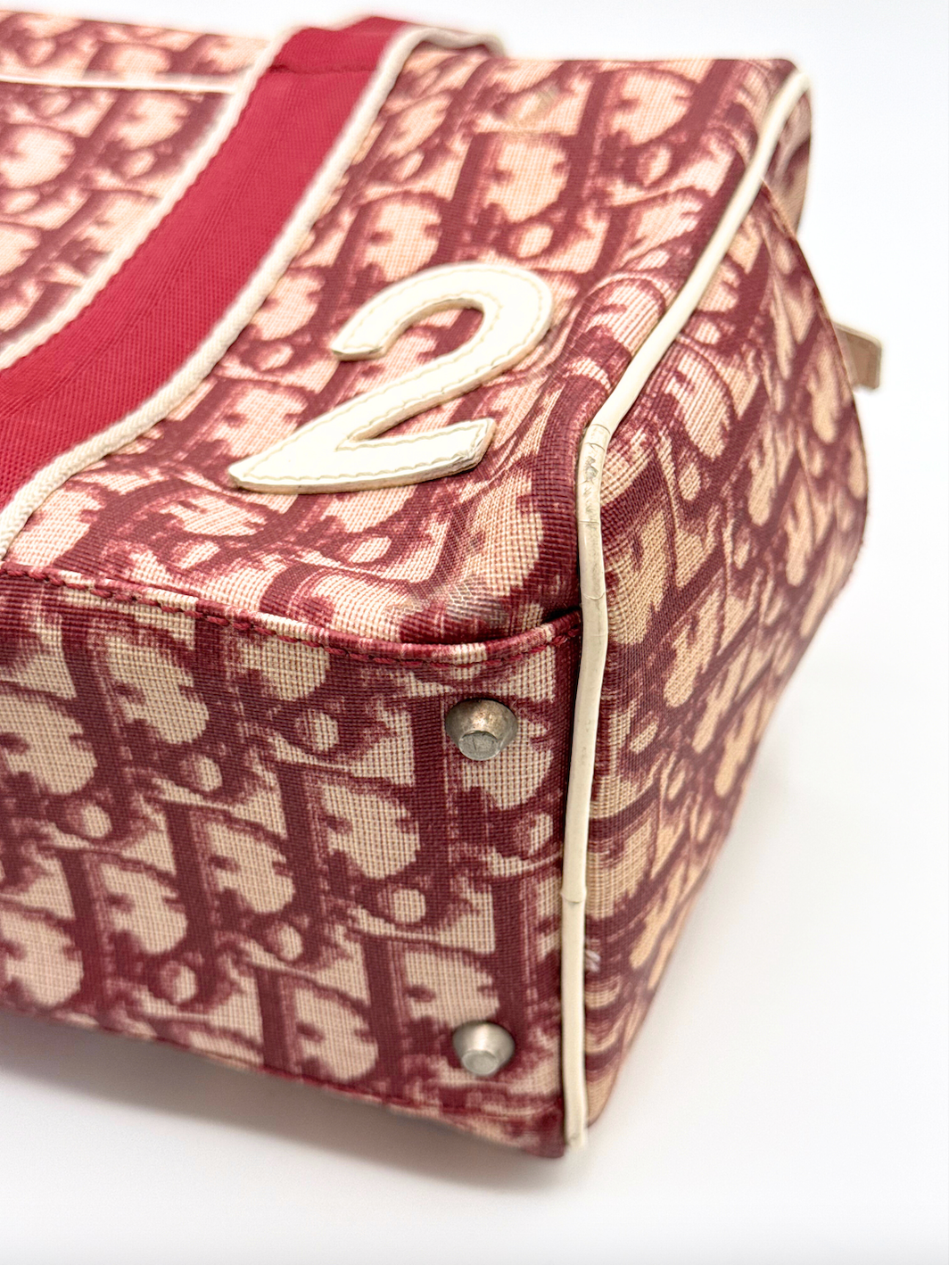 Dior Red Trotter Boston Bag