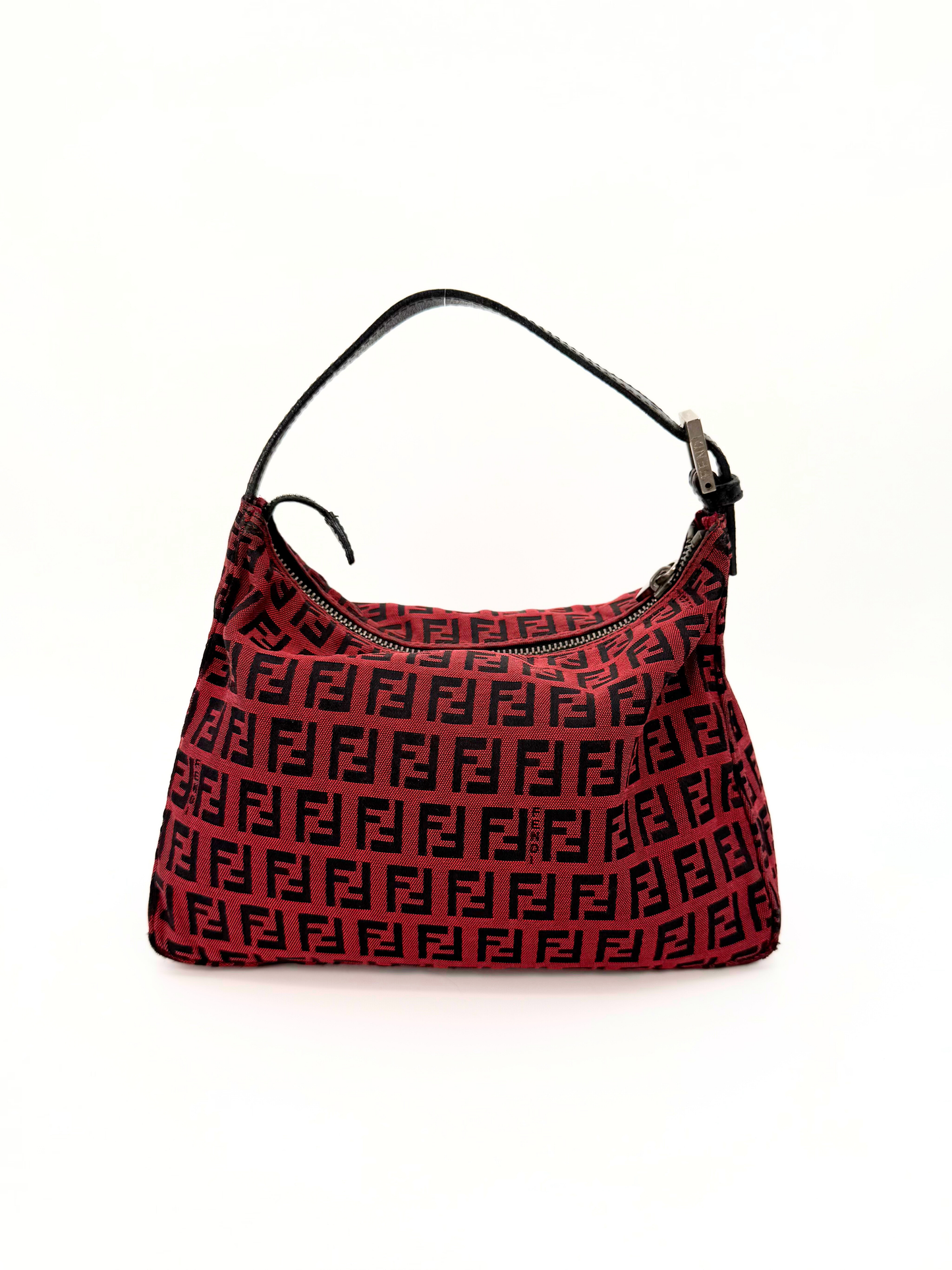 Red Fendi Zucchino Pochette