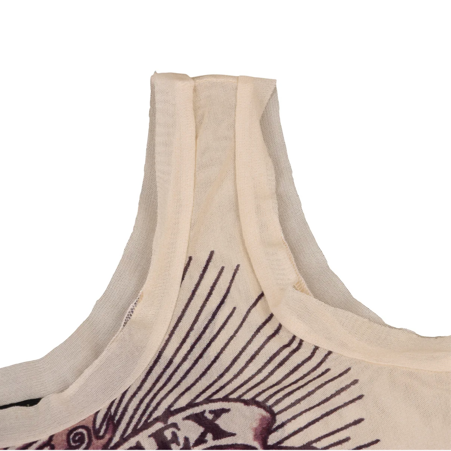 Jean Paul Gaultier Safe Sex Forever Mesh Tank Top
