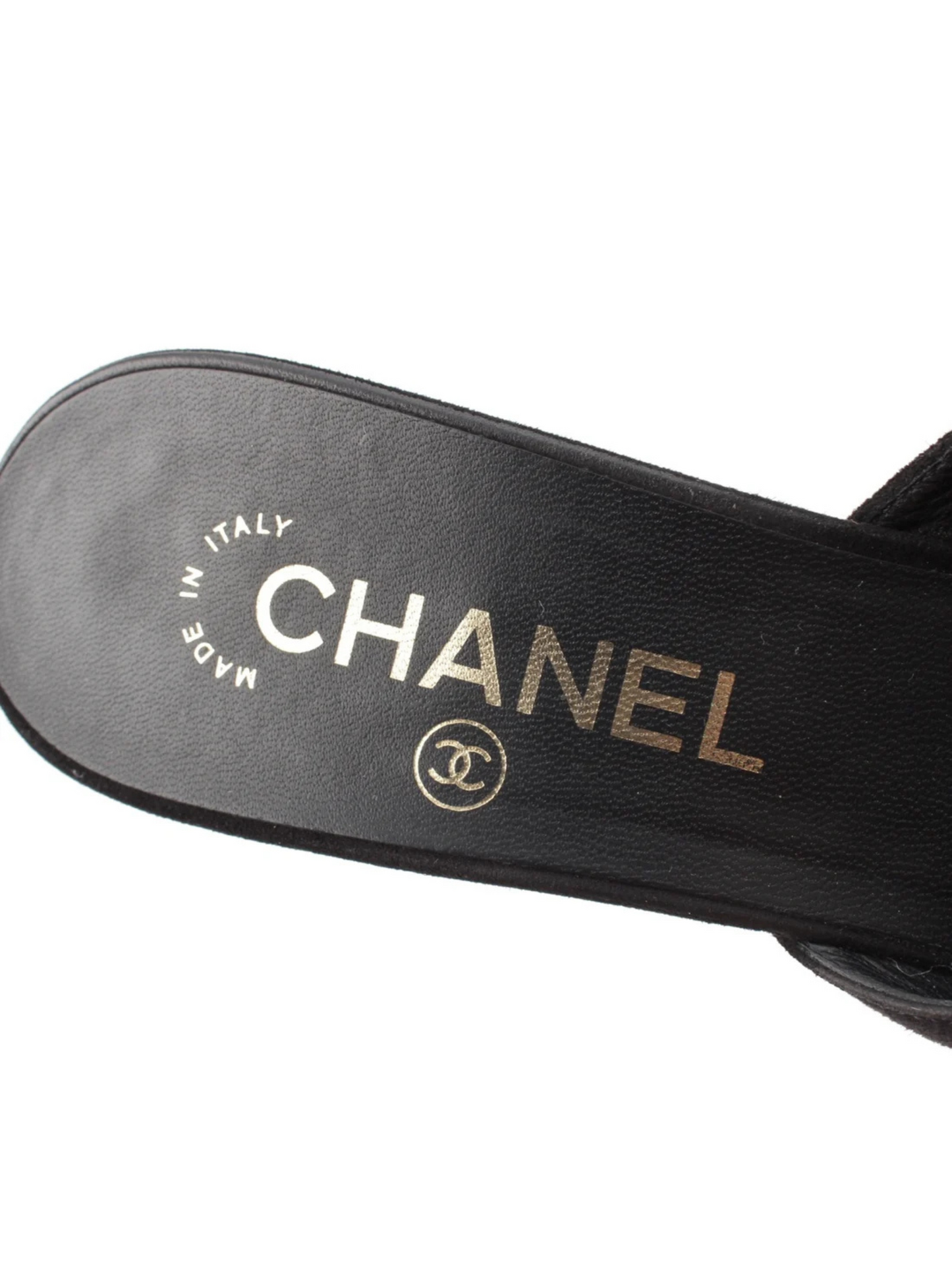 Chanel Clear Wedge Heels