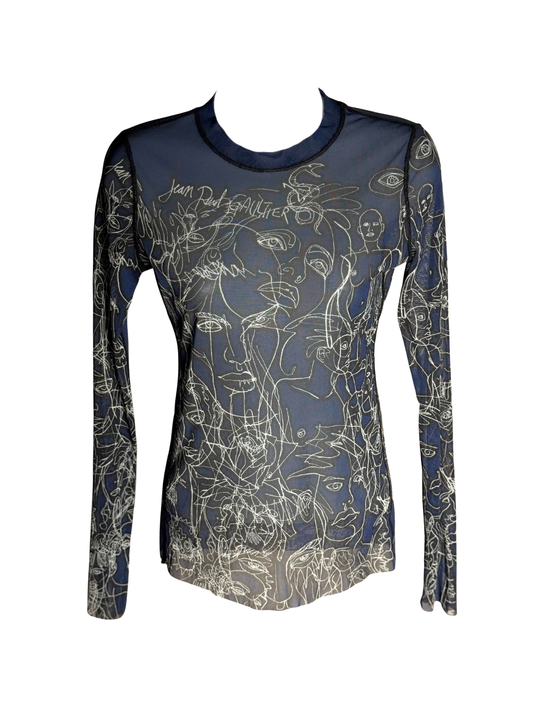 Jean Paul Gaultier Scribble Top