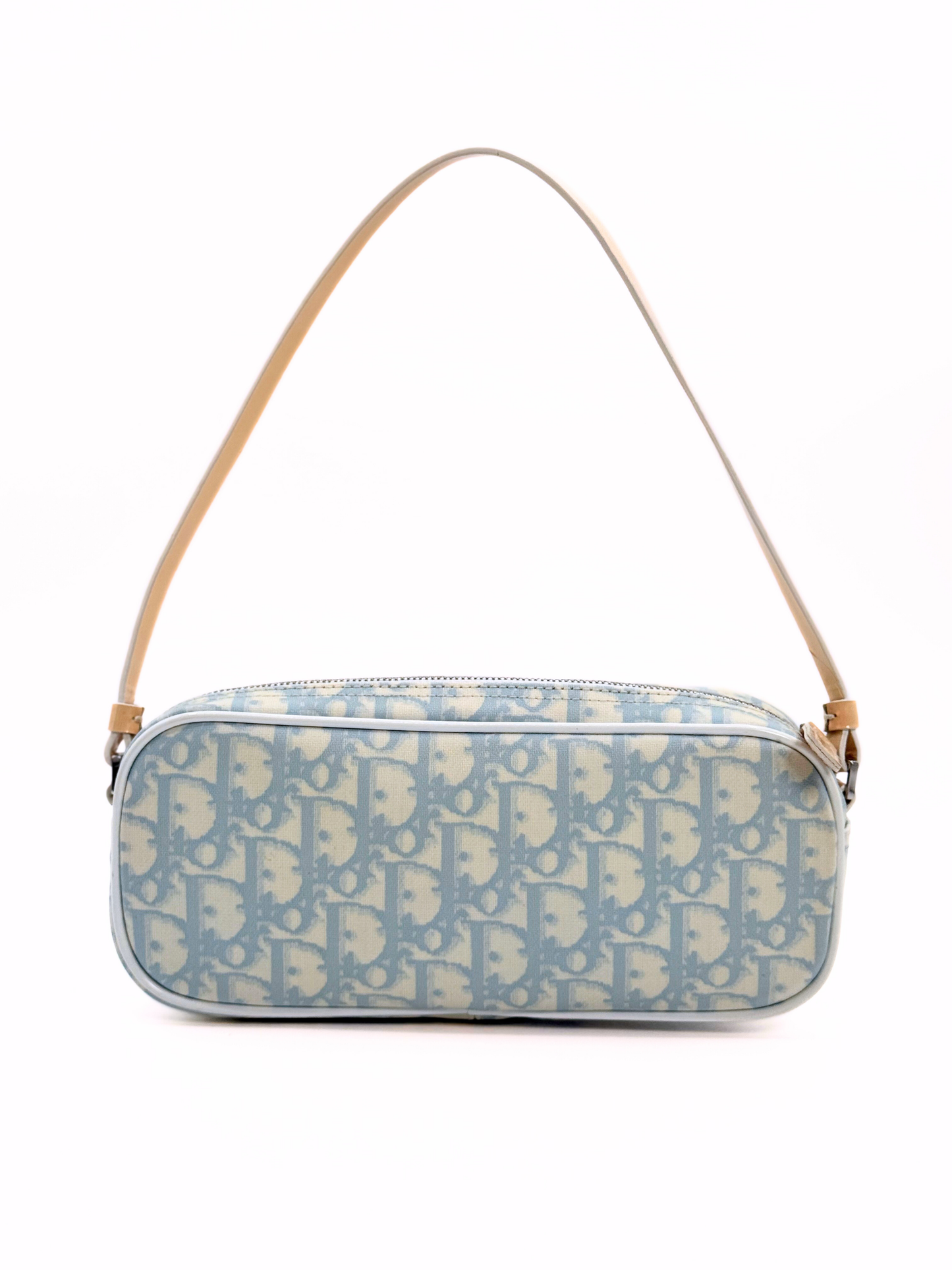 Blue Dior Trotter Pouch Shoulder Bag