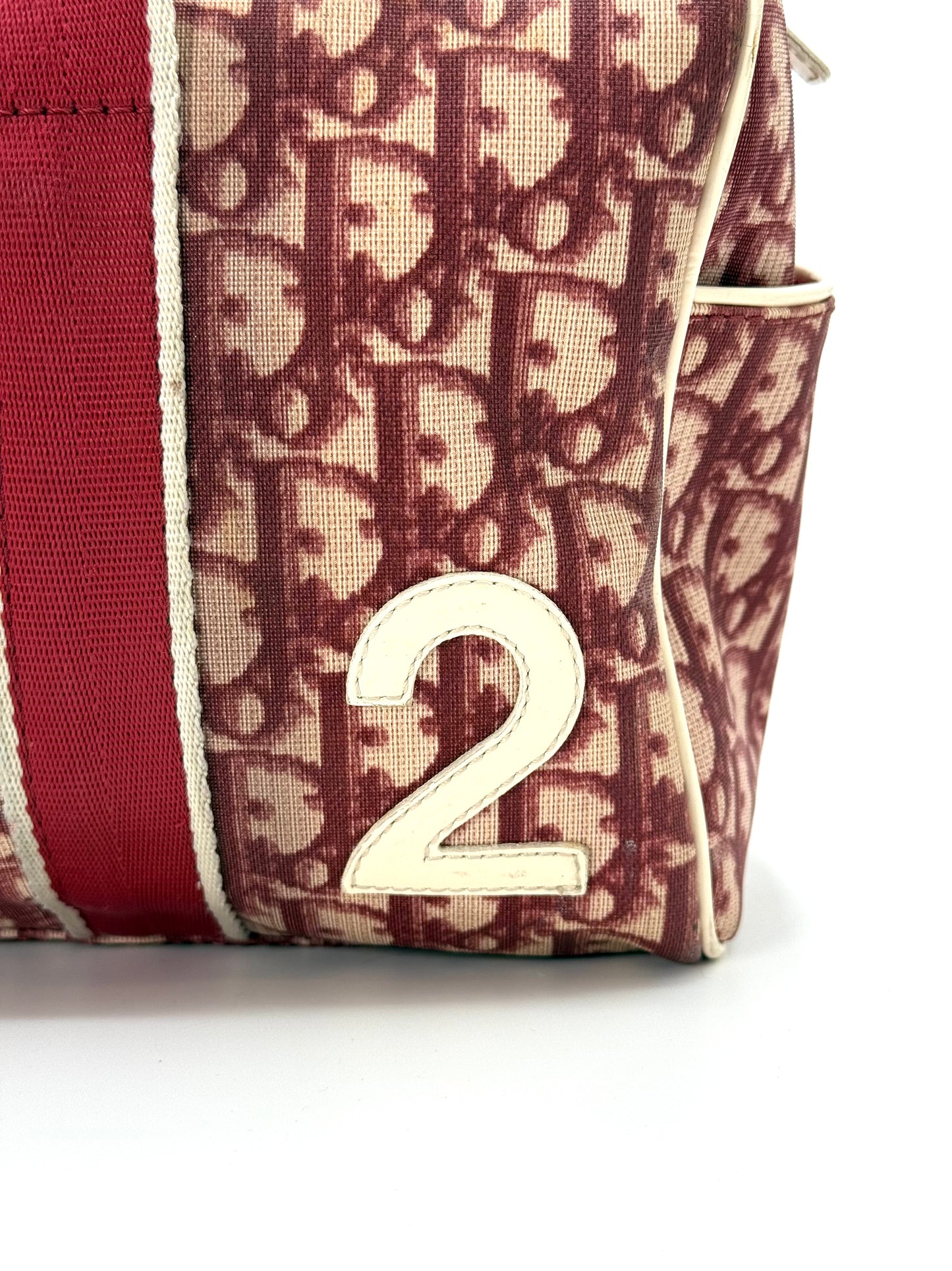 Dior Diorissimo Red Top Handle Bag