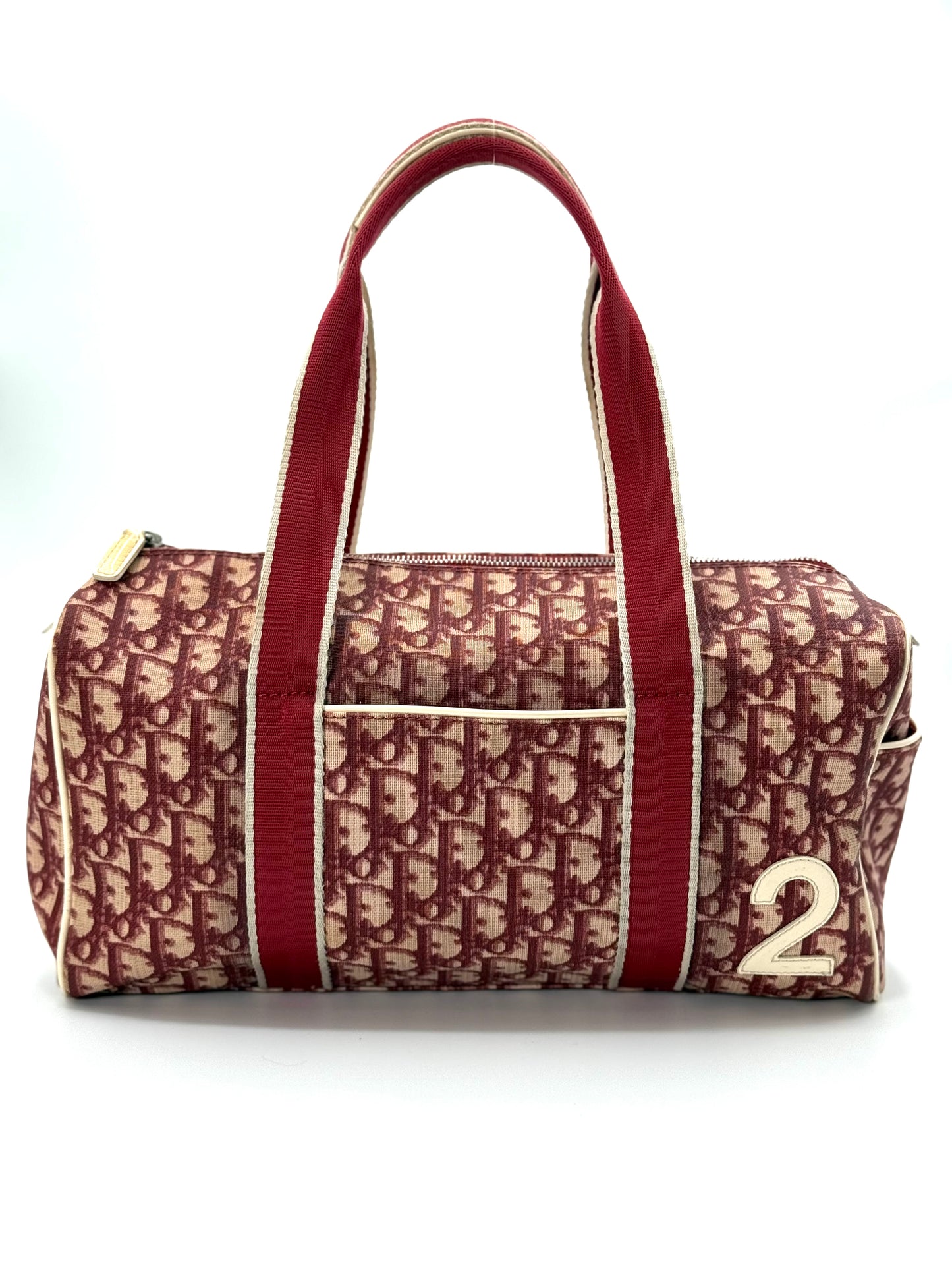 Dior Diorissimo Red Top Handle Bag