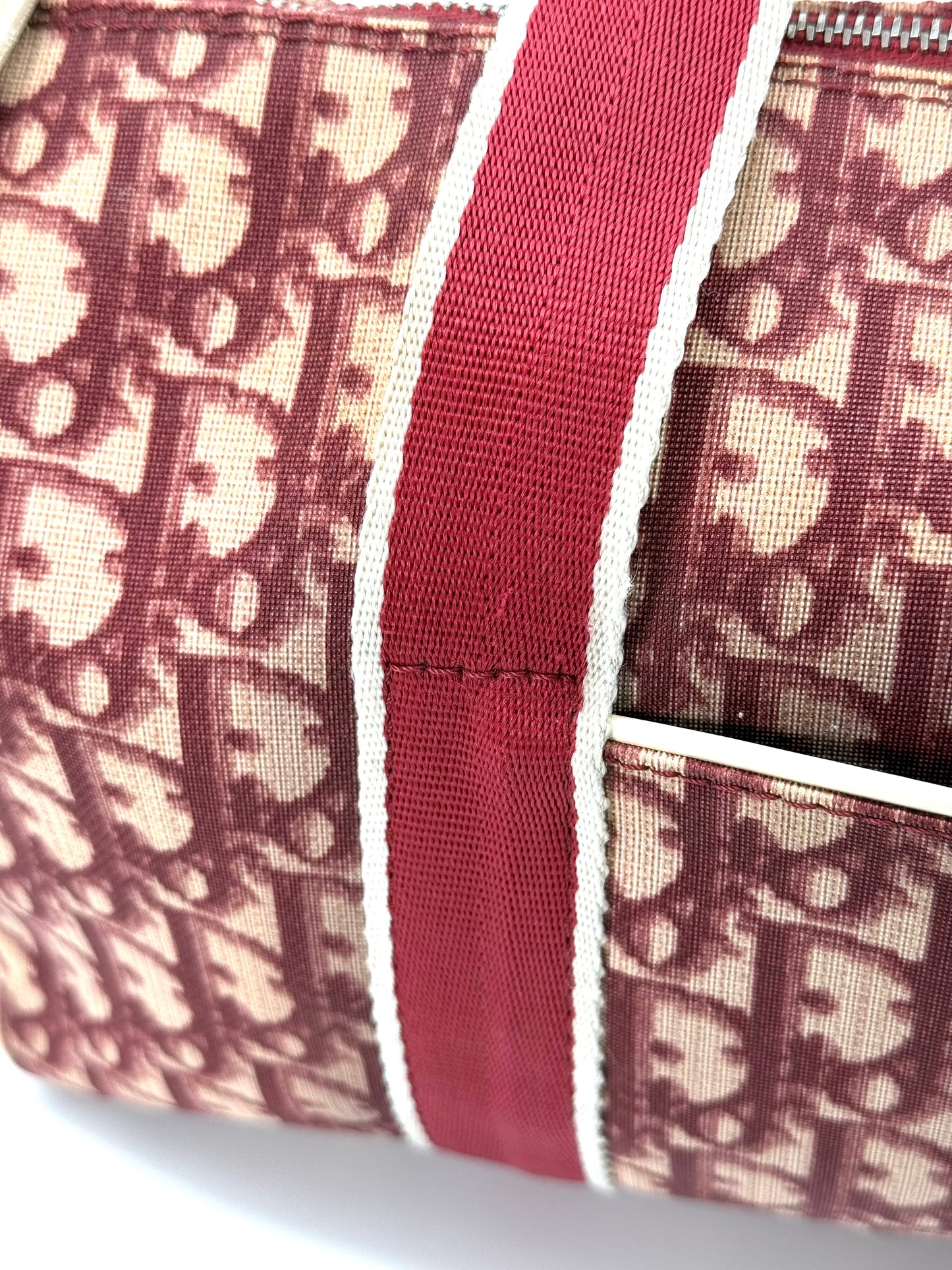 Dior Diorissimo Red Top Handle Bag