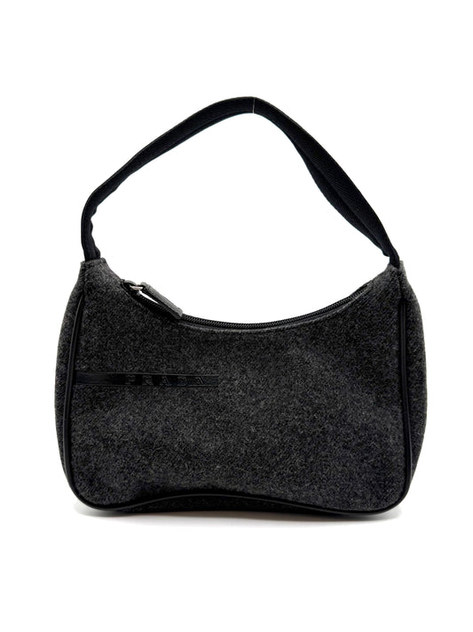 Prada Wool Shoulder Bag
