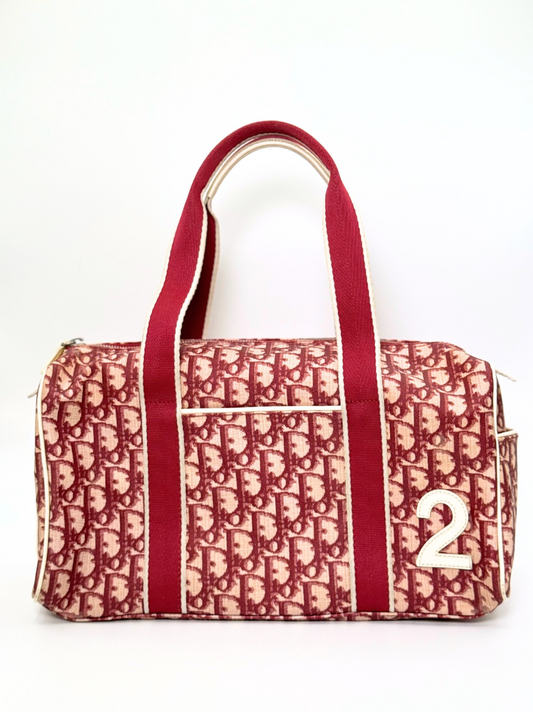 Dior Red Trotter Boston Bag
