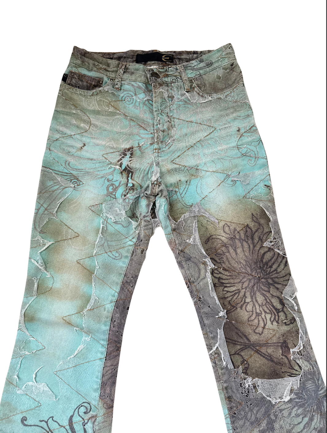 Just Cavalli Distressed Pants