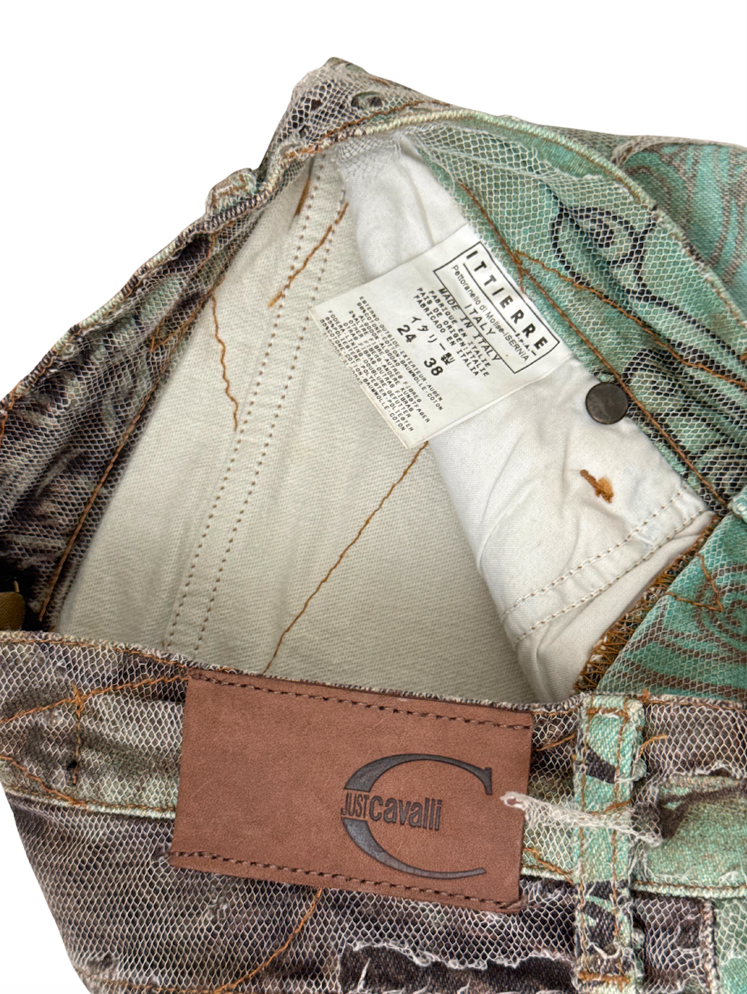 Just Cavalli Distressed Pants