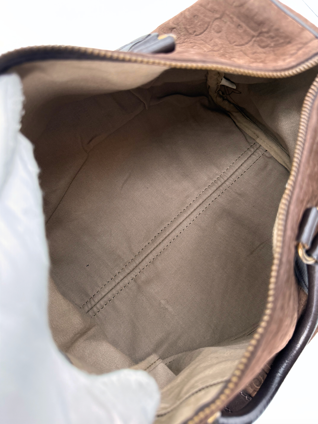 Dior Suede Embossed Boston 30