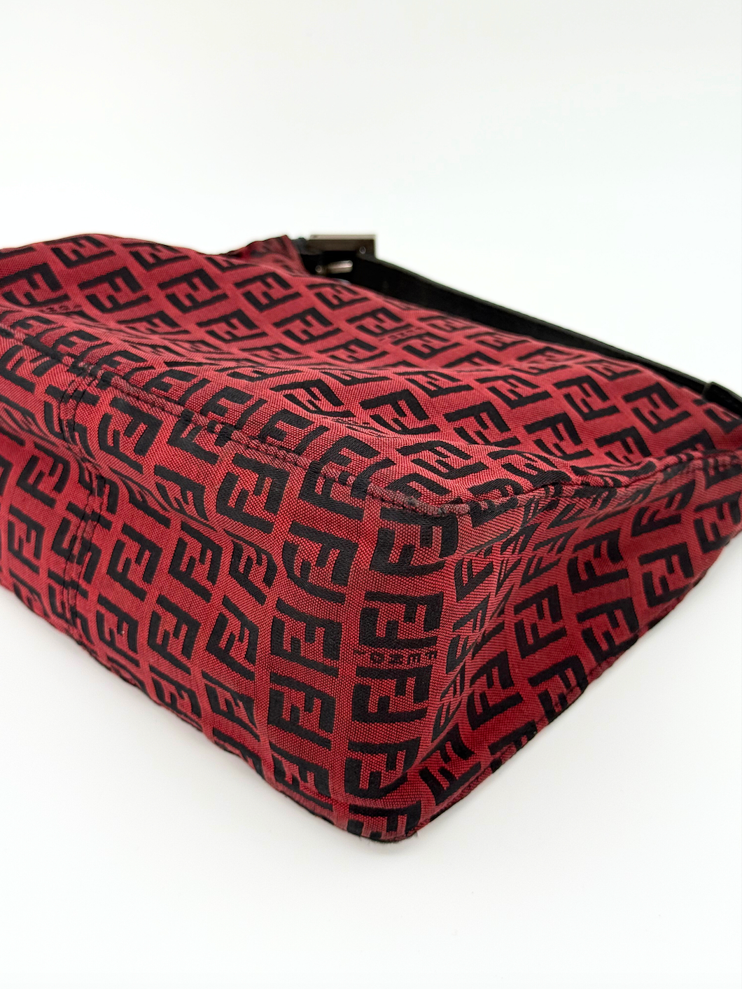 Red Fendi Zucchino Pochette